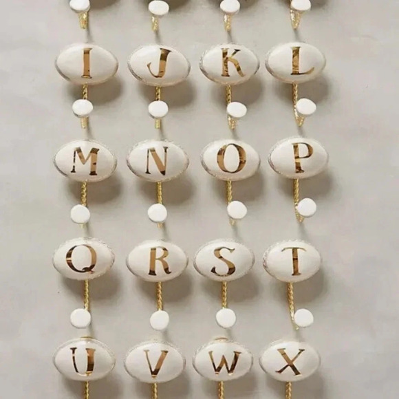 NWT Anthropologie Molly Hatch “L” Ceramic Hook - Picture 3 of 12